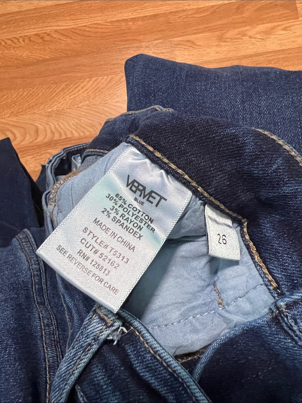 Vervet Blue Jeans Sz 26 - Picture 5 of 7